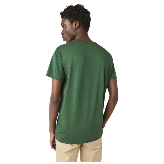 CAMISETA BÁSICA MASCULINA MANGA CURTA VERDE ESCURO LACOSTE