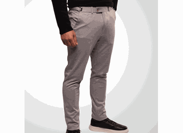 CALÇA ALFAIATARIA MASCULINA PADRÃO CINZA