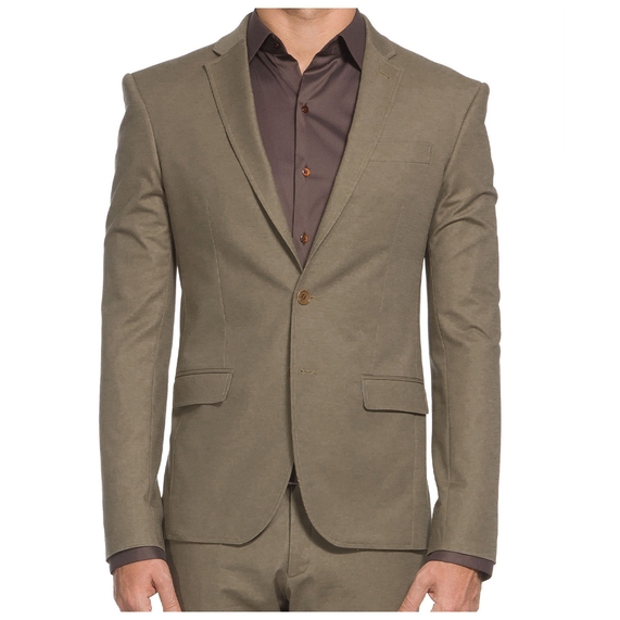 BLAZER MASCULINO CAQUI RICARDO ALMEIDA