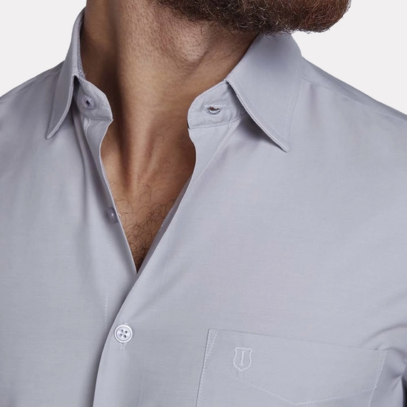 CAMISA CASUAL ML CINZA 02 55225