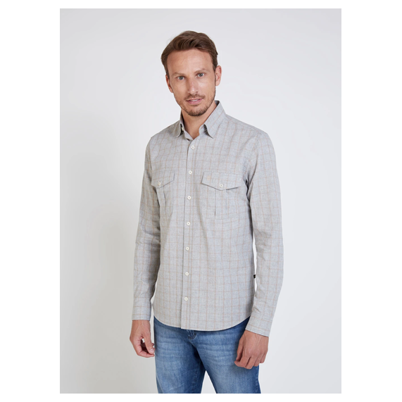 CAMISA CASUAL M/L MESCLA 54868