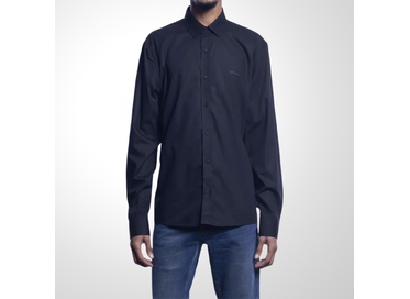 CAMISA MASCULINA REGULAR LISA MARINHO CALVIN KLEIN JEANS