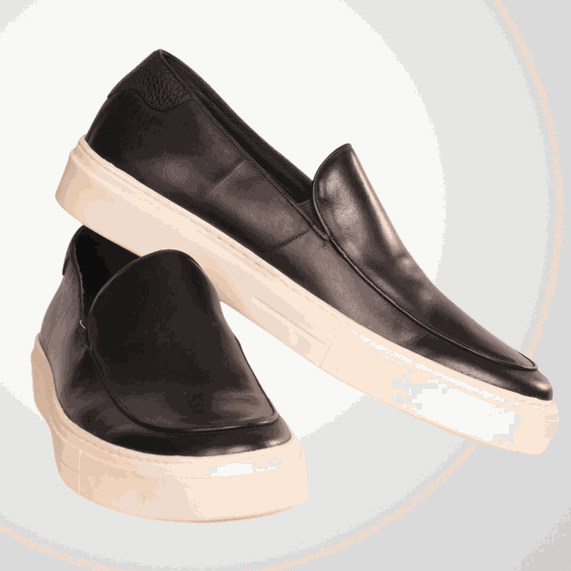 MOCASSIM MASCULINO PADRÃO COURO PRETO