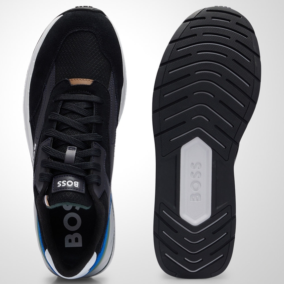 TÊNIS MASCULINO MIXED-MATERIAL MARINHO BOSS