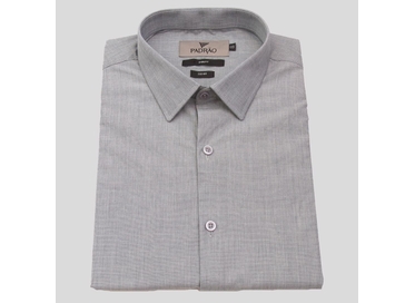 CAMISA CASUAL M/L CINZA 54489
