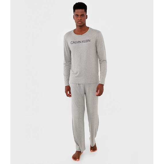 PIJAMA BASICO ML CINZA DON163
