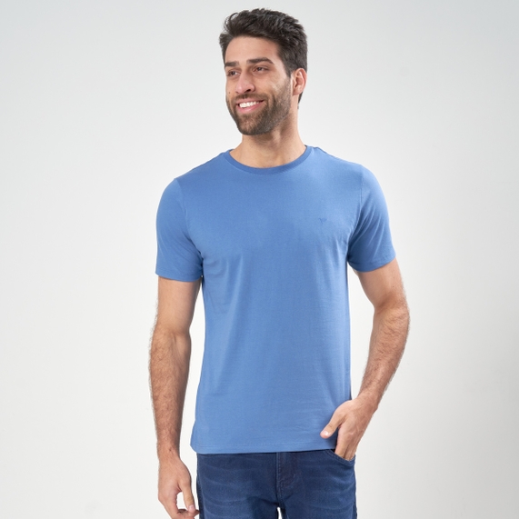 CAMISETA BASICA INDIGO PADRÃO