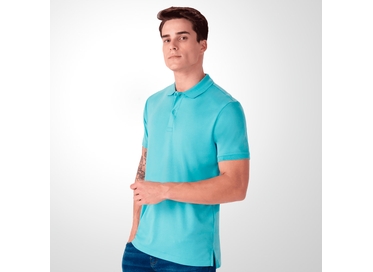 POLO PIMA CLÁSSICA VERDE CLARO RICARDO ALMEIDA