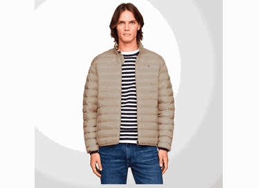 JAQUETA MASCULINA ACOLCHOADA TÉRMICA CAQUI TOMMY HILFIGER