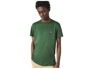 CAMISETA BÁSICA MASCULINA MANGA CURTA VERDE ESCURO LACOSTE